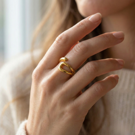 Open-Form Gold Ring
